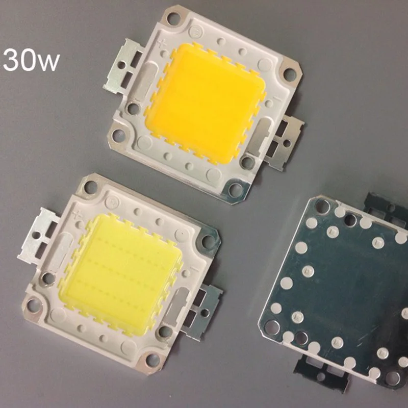 Светодиодный чип COB 30 В 36 встроенный источник света Epistar 20 Вт 50 100 DC SMD для