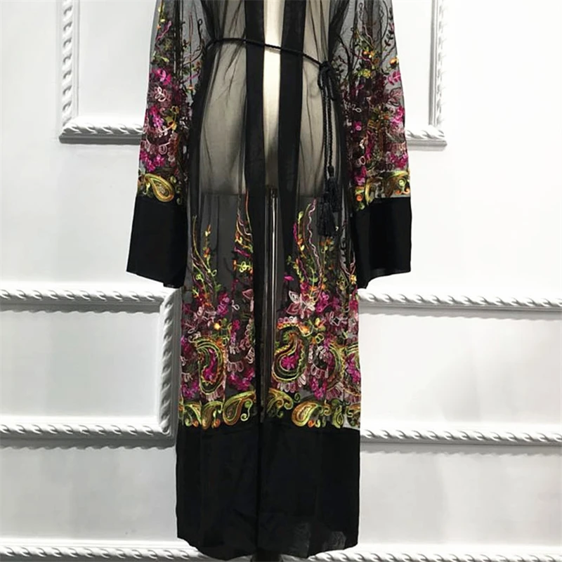 2020 Long Muslim Cardigan Tunic Wear Turkish Skirts Front Open Kimono Abaya In Malaysia Moroccan Clothing For Women D704 | Тематическая