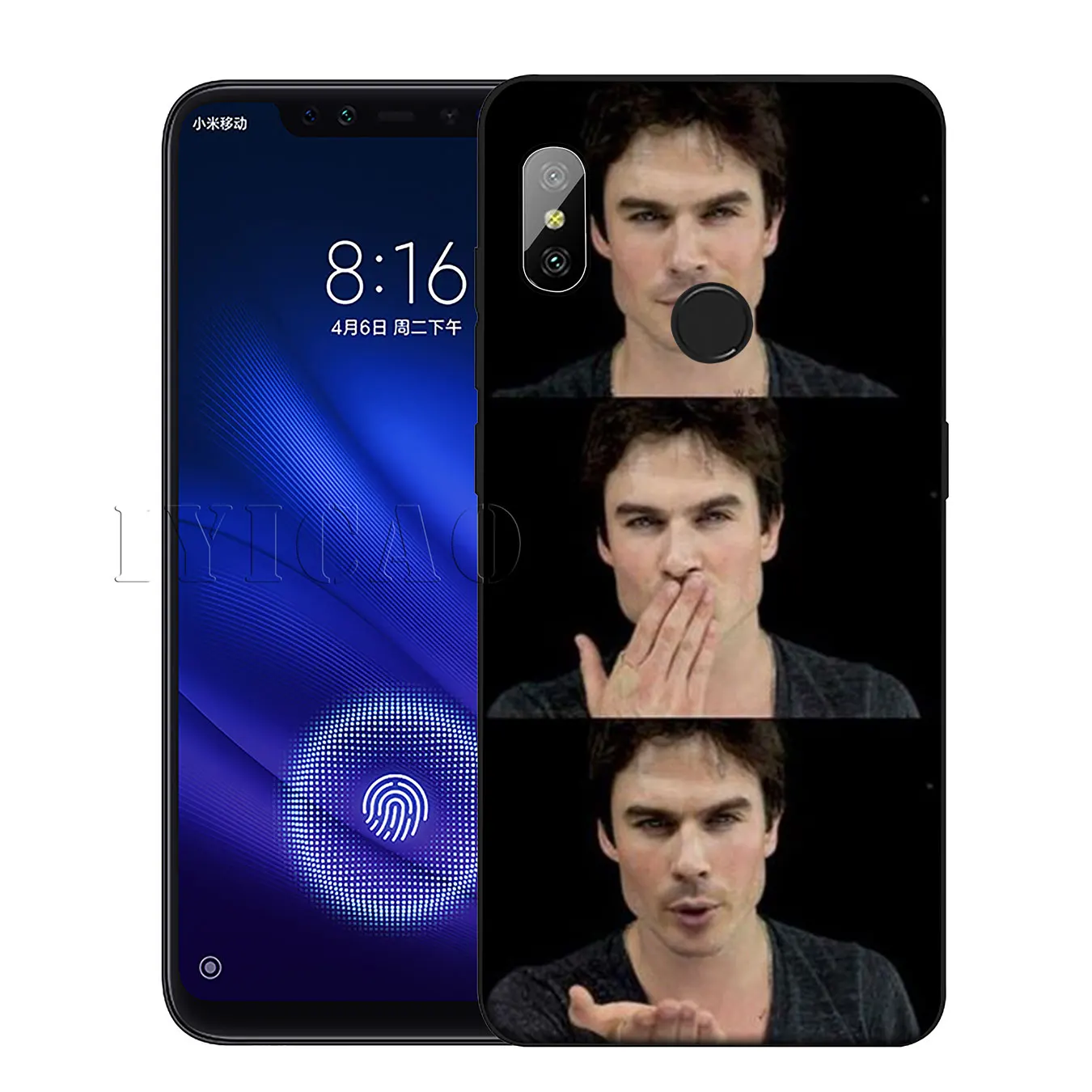 IYICAO Дневники вампира Иан Сомерхолдер силиконовый мягкий чехол для Xiaomi Redmi 6A 5A Note 8