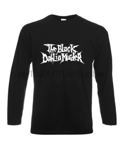Черная Мужская рубашка с длинным рукавом Dahlia Murder 02 размеры S XXL|Мужские футболки| |