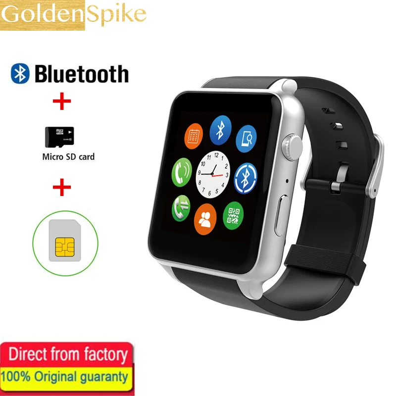 GOLDENSPIKE SIM карты Bluetooth спортивные Смарт часы GT88 с монитором сердечного ритма Smartwatch