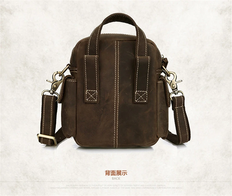 2016 винтажная мужская сумка через плечо из натуральной кожи маленькая кожаная