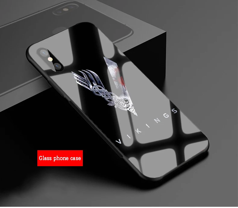 Рагнар Лодброк Викинги Роскошные закаленное стекло чехол для телефона iPhone 5 5C 5S SE
