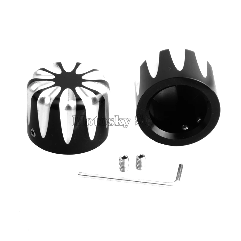 Передняя осевая Гайка для Harley Touring FLHT Softail Fatboy FLSTF FLSTC XL1200X Dyna Wide Glide Fat Moto CNC|Накладки