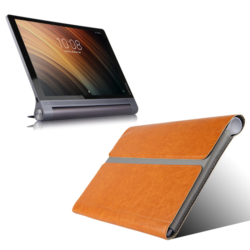 Высококачественный чехол для lenovo Yoga Tab3 Tab 3 Plus YT-X703F X703L 10,1 дюймов, защитный чехол из искусственной кожи+ стилус