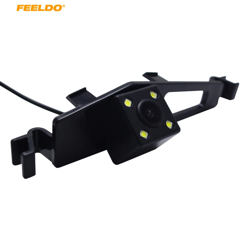 

FEELDO 1Set Auto CCD Parking Reversing Backup Camera WIht LED for BYD F6 Rearview Camera #AM5447