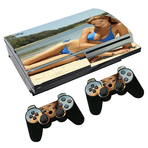 0581 Сексуальная леди женщина девушка кожа Наклейка для PS3 Fat playstation 3 консоль и контроллеры для PS3 Fat Skins Наклейка виниловая - Цвет: 0581