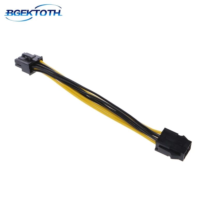 Адаптер питания PCI Express E 6 Pin гнездовой 8 контактный для видеокарты кабель 18 см Feb8|pci