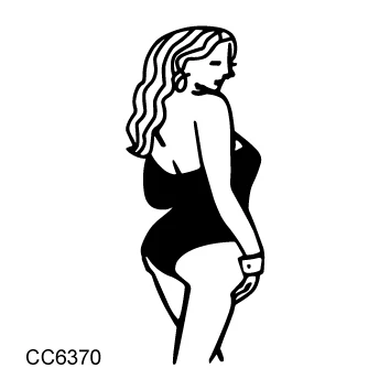 CC6370 25 листов, разные черные маленькие парные татуировки, дизайн, сексуальная девушка, мальчик, временная татуировка, наклейка, боди-арт, на руках, поддельные татуировки - Цвет: CC6370