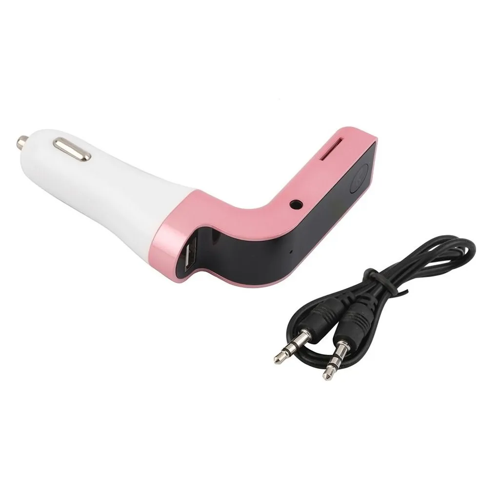 2PCS MP3 Player USB Wireless Hands-free Bluetooth FM Transmitter Modulator Car Kit | Электроника