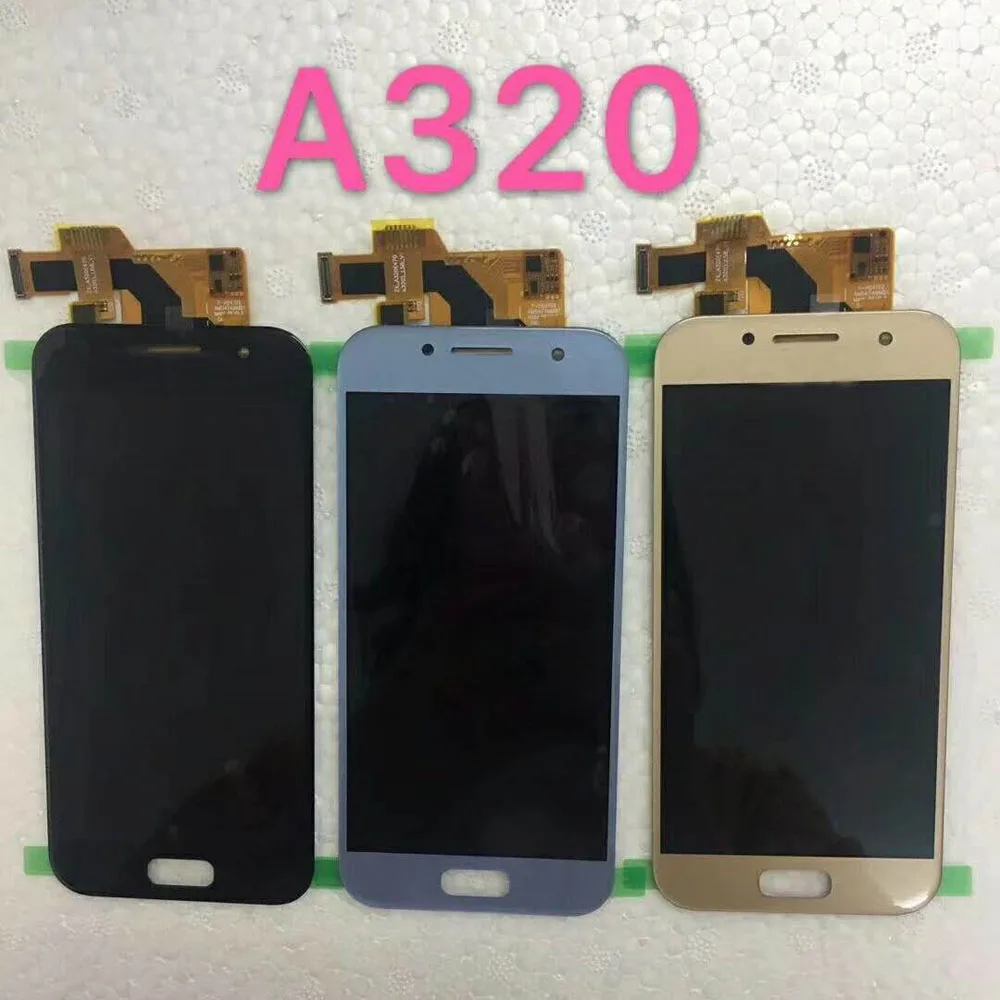 ЖК дисплей с сенсорным экраном и дигитайзером в сборе для Samsung Galaxy A3 2017 A320 A320F A320M