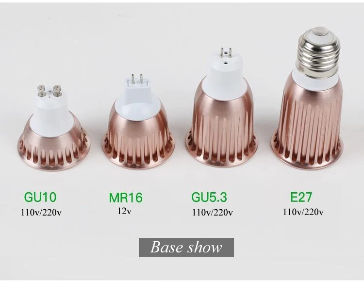 Светодиодные прожекторы 3 Вт 5 7 9 GU10 GU5.3 E27 MR16 теплый белый/холодный