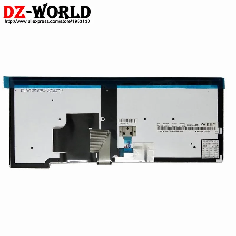 New/Orig GR DE German Backlit Backlight Keyboard for Thinkpad T440 T440S T431S T440P T450 T450S T460 FRU 04X0151 04X0113 00HW849 |