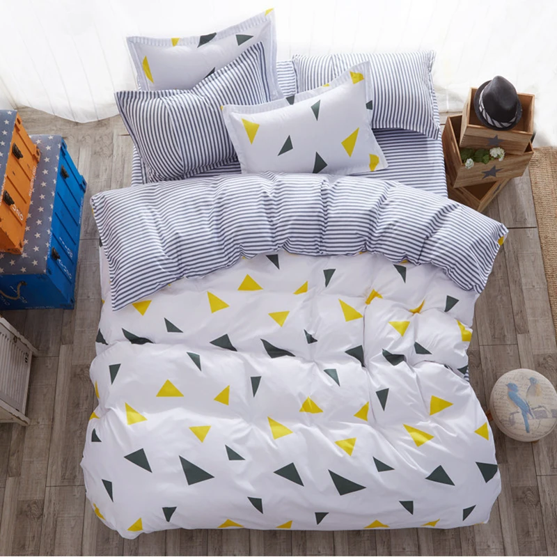 Комплект постельного белья пододеяльник простыня наволочка Мягкое хлопковое