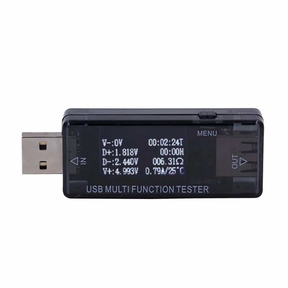 Usb Тестер Цифровой вольтметр Ток Напряжение Амперметр мощность энергии ёмкость