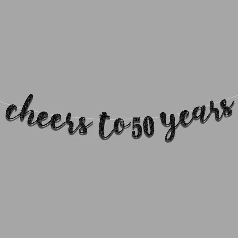 Новинка 2017 баннеры на 50 лет пивная кружка с 50-го дня рождения Декор золотые