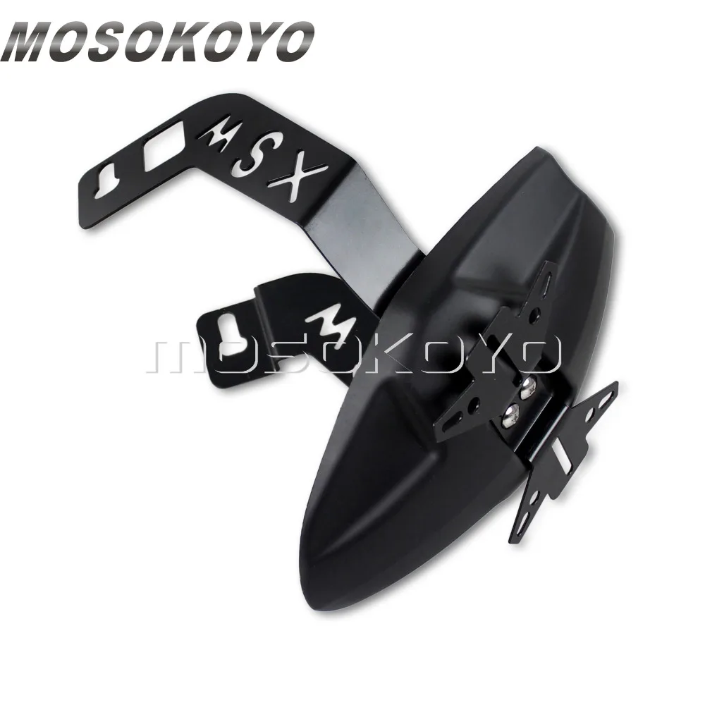 Черный заднее крыло мотоцикла брызговик грязи кронштейн для Honda MSX125 MSX 125 M3| |