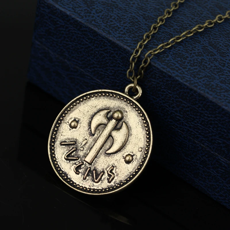 Винтажное ожерелье с монетой Percy Jackson Camp The heroes of olympus ivlivs | Украшения и аксессуары