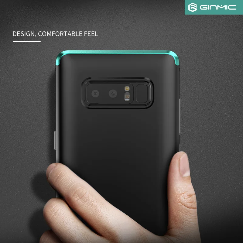 Для samsung galaxy note 8 роскошный противоударный чехол Алюминиевый металлический ПК