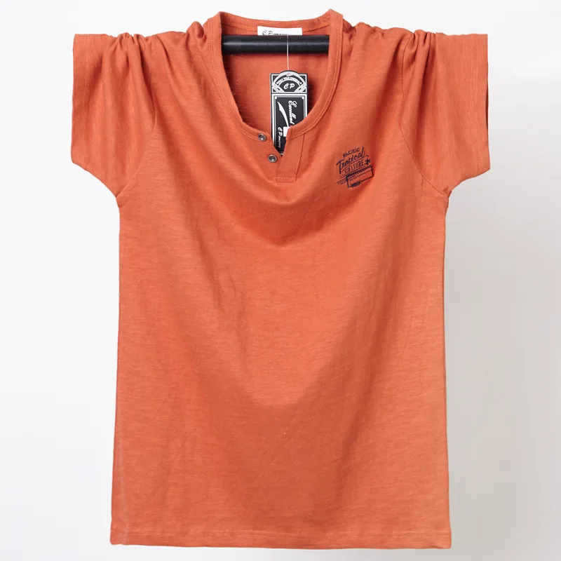

5XL 6XL 7XL 2019 Summer New Style Men's Short Sleeve T-Shirt Fashion Casual Loose Solid Color Round Neck T-shirt Brand Clothing