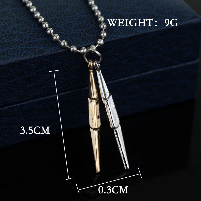 Цепочка из сплава с подвеской в виде молнии|movie jewelry|necklace charmjewelry jewelry |