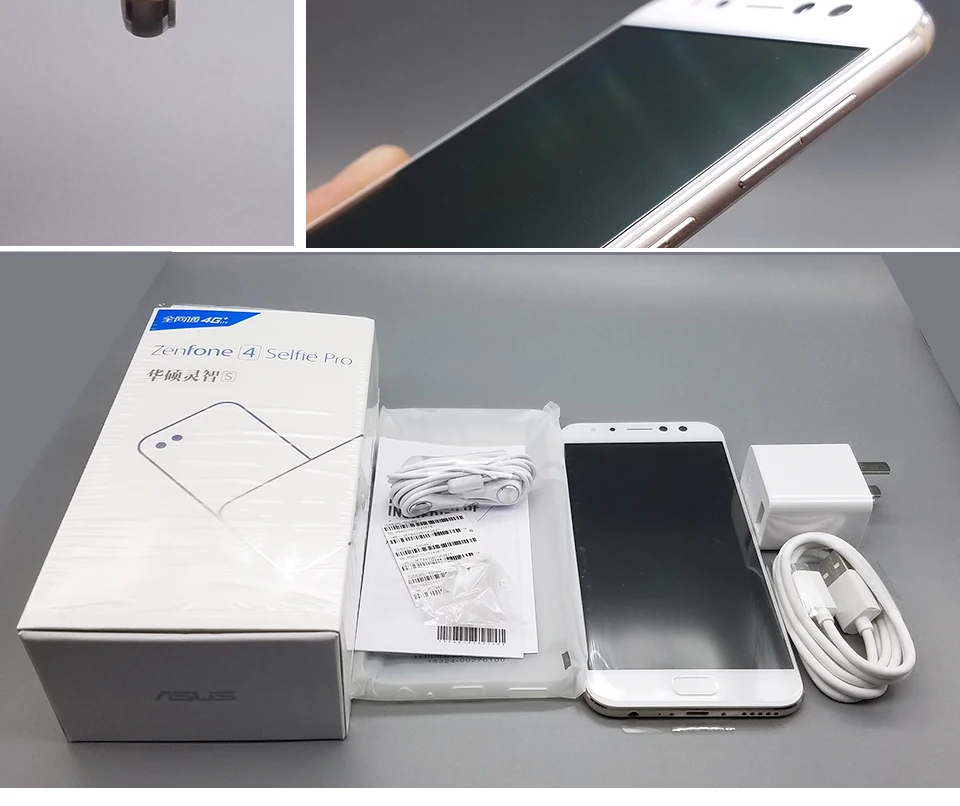 Смартфон ASUS ZenFone 4 Selfie Pro ZD552KL 5,5 ''FHD с двумя передними объективами 24 МП(12 МП* 2) Восьмиядерный мобильный телефон Snapdragon 625 4 Гб ram