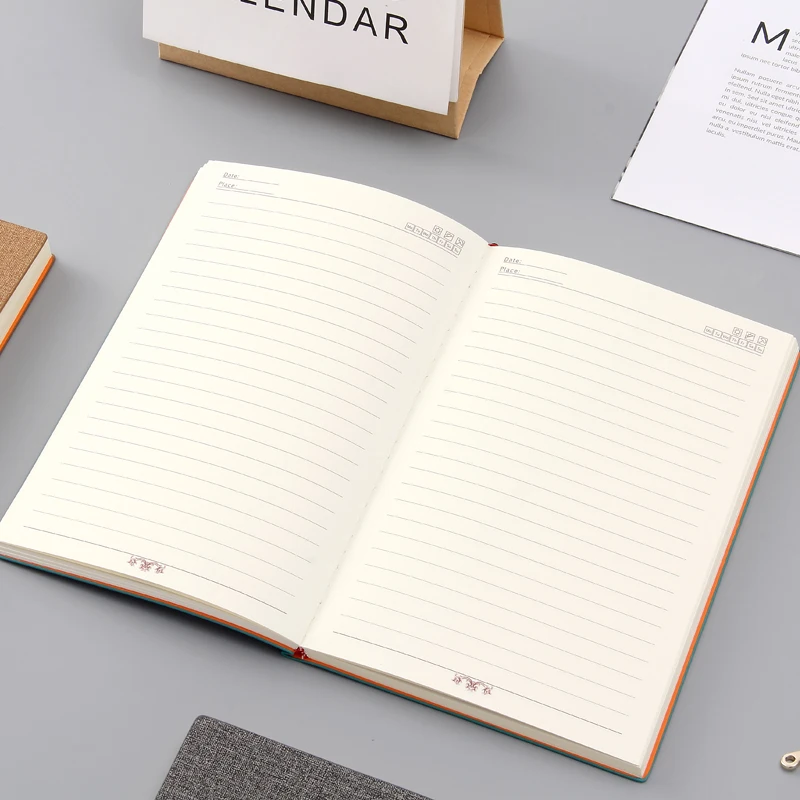 A5 ручка Подарочная коробка блокнот с мягким лицом мягкая кожа свежая девушка