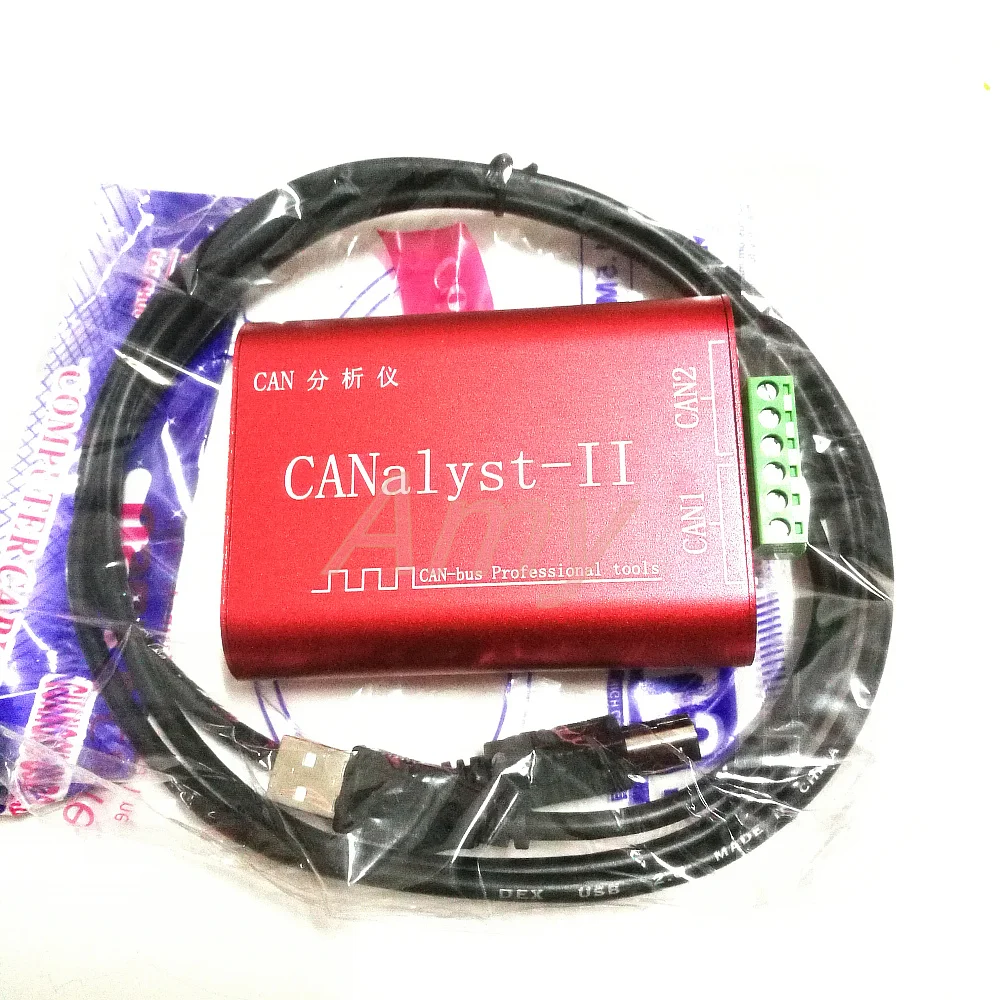 Может анализатор CANOpen J1939 USBCAN 2II конвертер совместим с ZLG USB в CAN|Детали и аксессуары