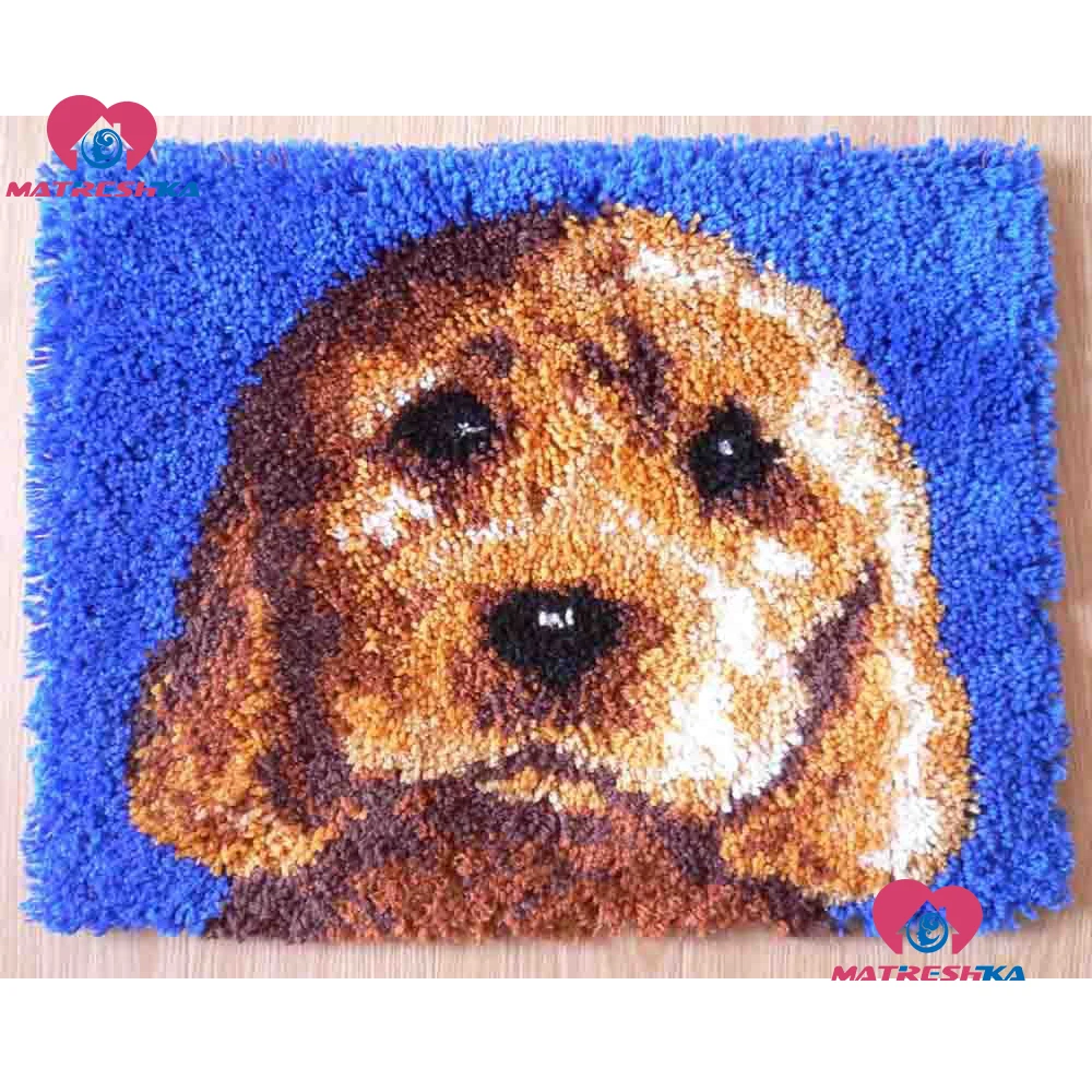 Набор крючков с защелкой &quotСобака&quot для вышивания ковров игла вышивки Foamiran