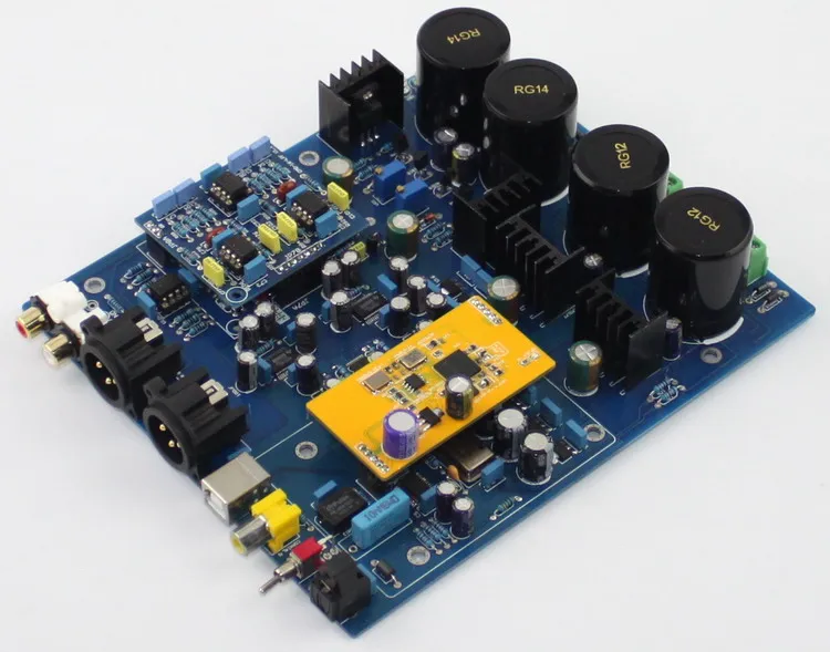 

DSD1796 NE5532 USB + Fiber + Coaxial Decoder DAC Board Amplifier Board