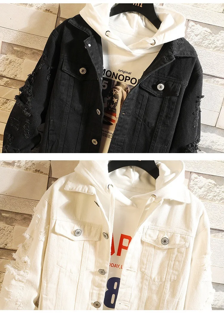 Весенне-осенние модные мужские джинсовые куртки, пальто, мужская хлопковая куртка, Мужская джинсовая куртка, верхняя одежда, мужская ковбойская куртка, Размер 3XL