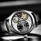 GUANQIN 2018 мужские часы, новые роскошные механические часы от топ бренда, Мужские автоматические водонепроницаемые часы с двойным механизмом