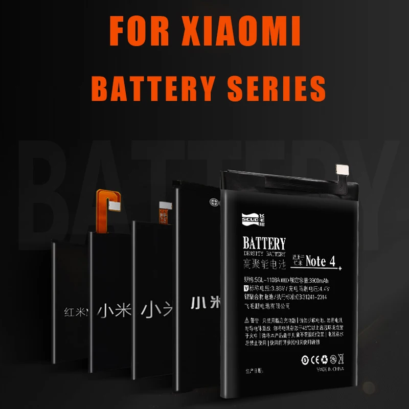 Для Xiaomi Redmi Note4 батарея новая для hongmi redmi note 4 Замена 3900mAh OEM SCUD литий XIAOMI