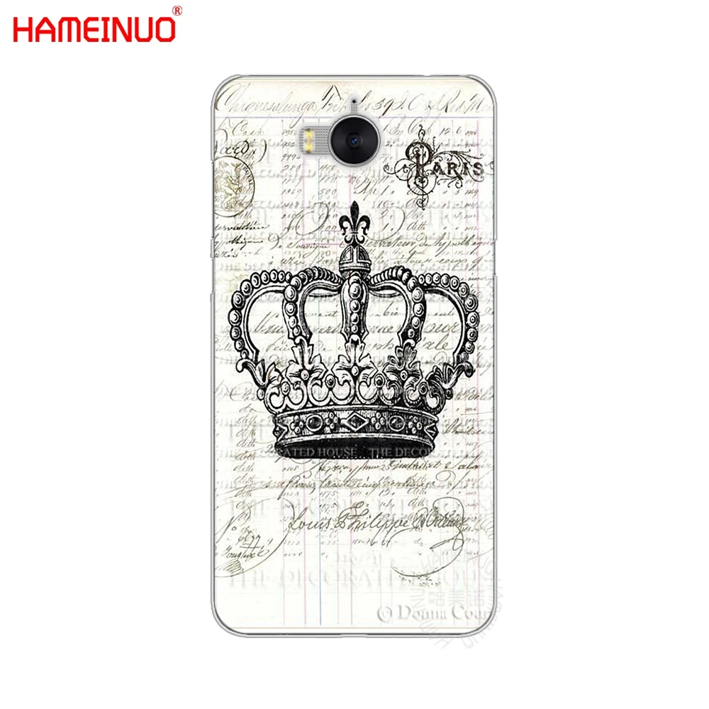 HAMEINUO Модный чехол для сотового телефона с коронами huawei honor 3C 4X 4C 5C 5X 6 7 Y3 Y6 Y5 2 II Y560 Y7