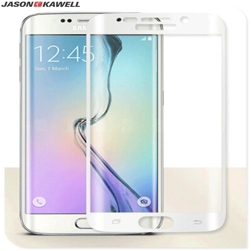 100 шт. в партии для Samsung Galaxy S6 S7 edge изогнутое закаленное стекло защита экрана