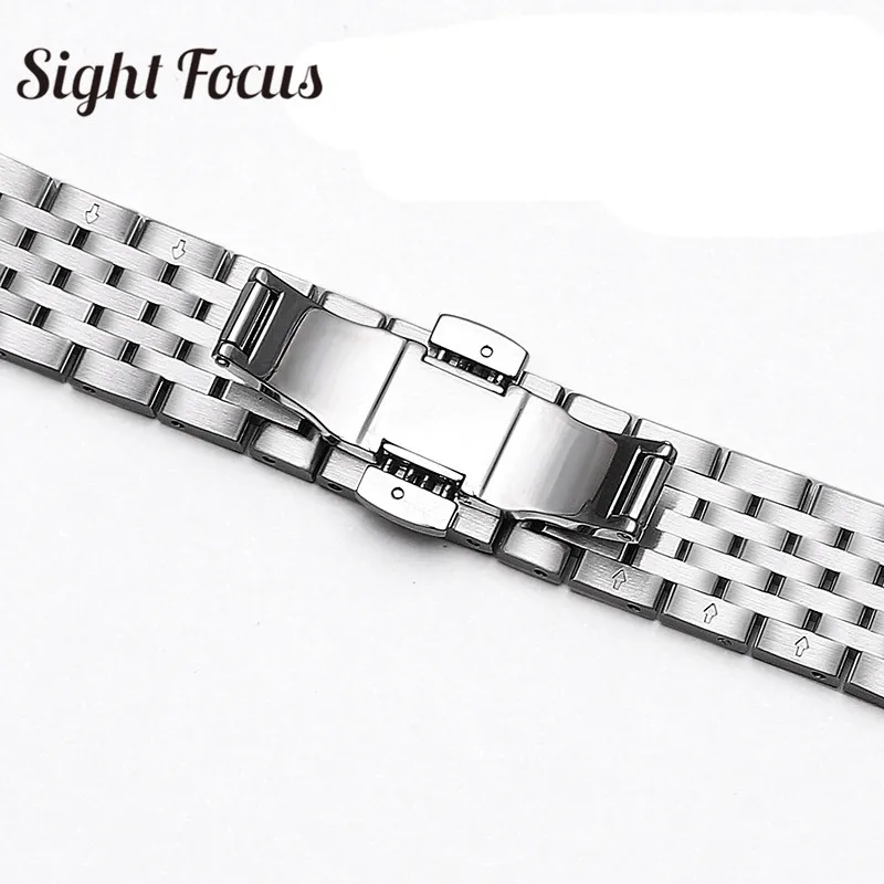 Изогнутый концевой ремешок для часов Tissot T41 T006 металлический из нержавеющей