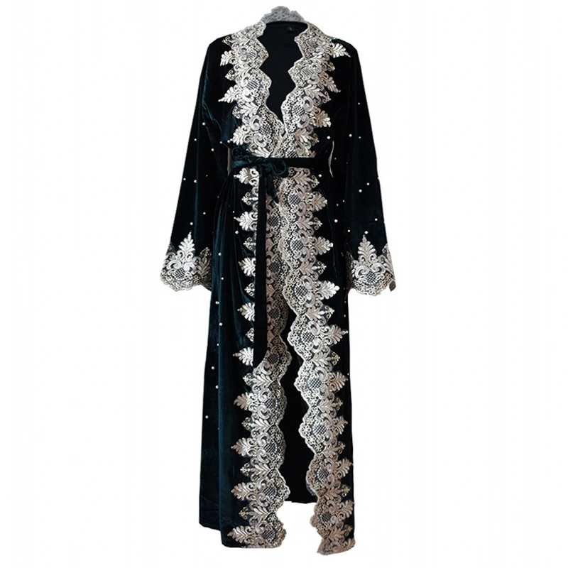 Мусульманское платье Abaya в Дубае мусульманская Абая для женщин ислам одежда с