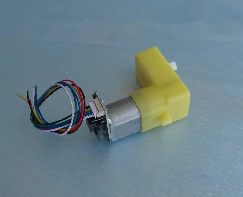 Двигатель 1:48 TT с фазовым кодовым датчиком редуктор поворотом 30 линий Arduino