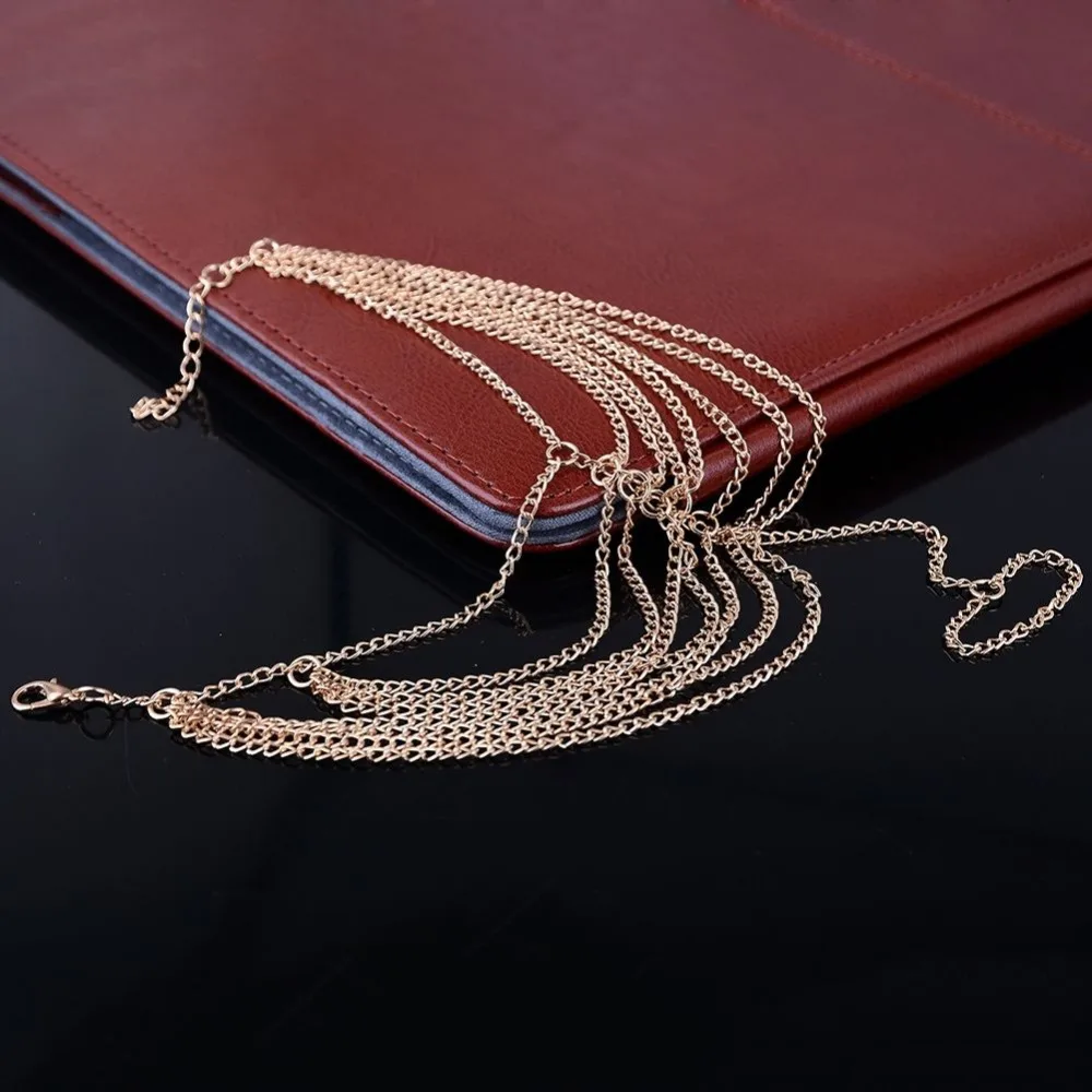 Талисманы кисточкой золотой браслет ведомого звена цепи Finger ручной осваивать