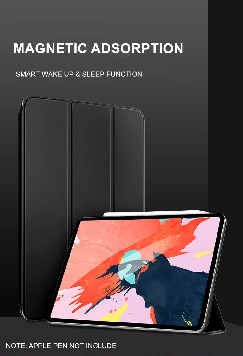 Кожаный чехол для iPad Pro 12,9 11 дюймов роскошный Магнитный Флип смарт-чехол для iPad Pro 12," 11" дюймов противоударный чехол