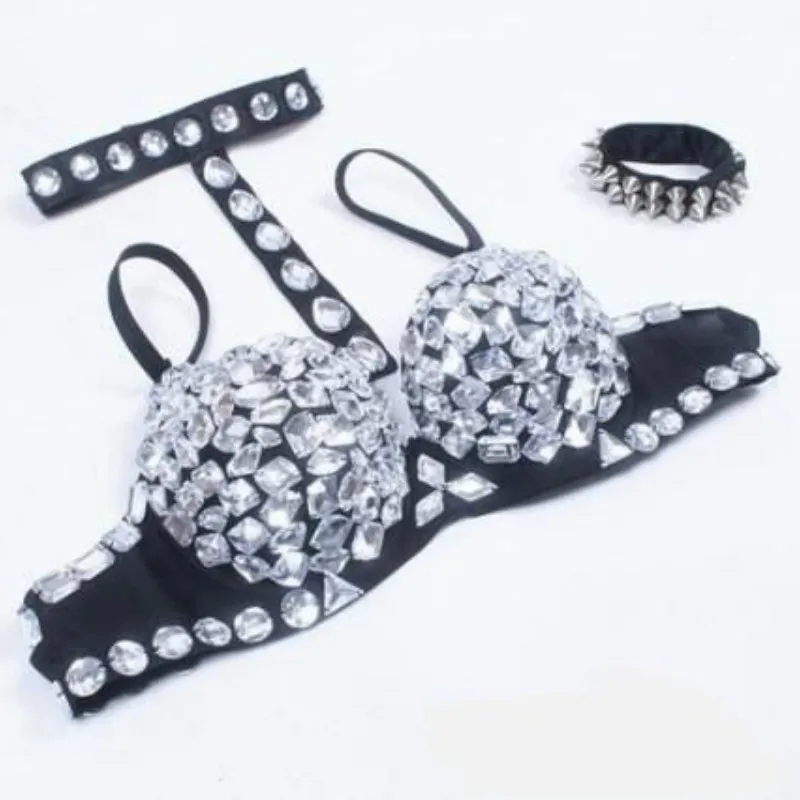 2021 Новый уникальный праздвечерние чный панк-бра женский дискотевечерние