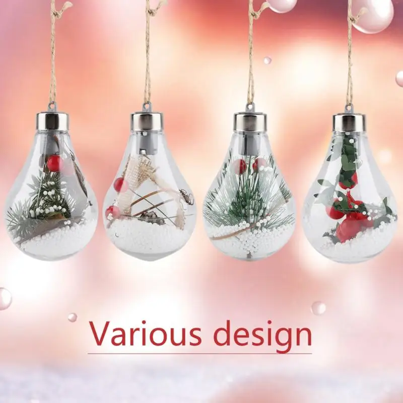 Navidad рождественское освещение luces led Decoracion пеньковая веревка Подвесная лампа шар