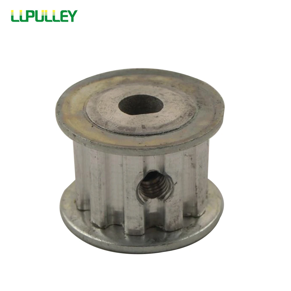 

LUPULLEY 1pc XL Timing Pulley 10T Tooth D Type Inner Bore 5x4.5mm 6x5mm Width 10mm Timing Belt Pulley Aluminum Alloy