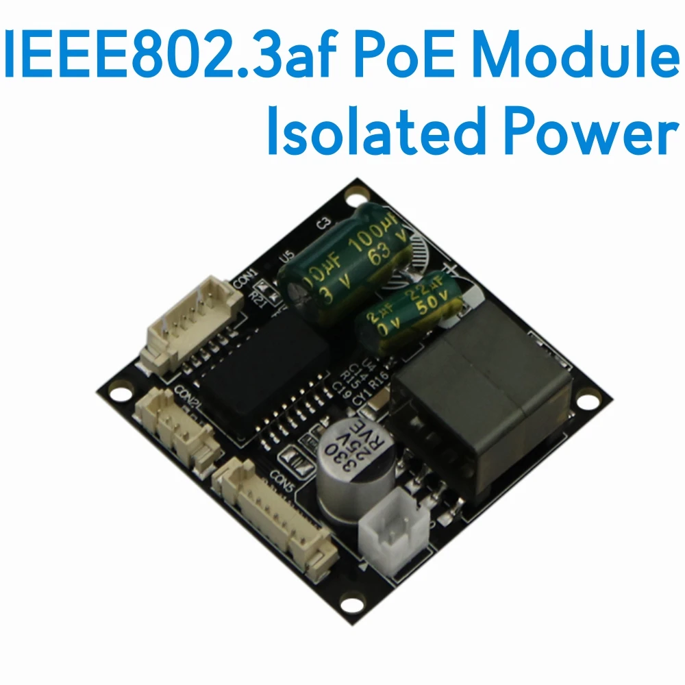 IEEE802.3af PoE Модуль для ip камеры питания через Ethernet 48 В вход 12 выходная Изолированная