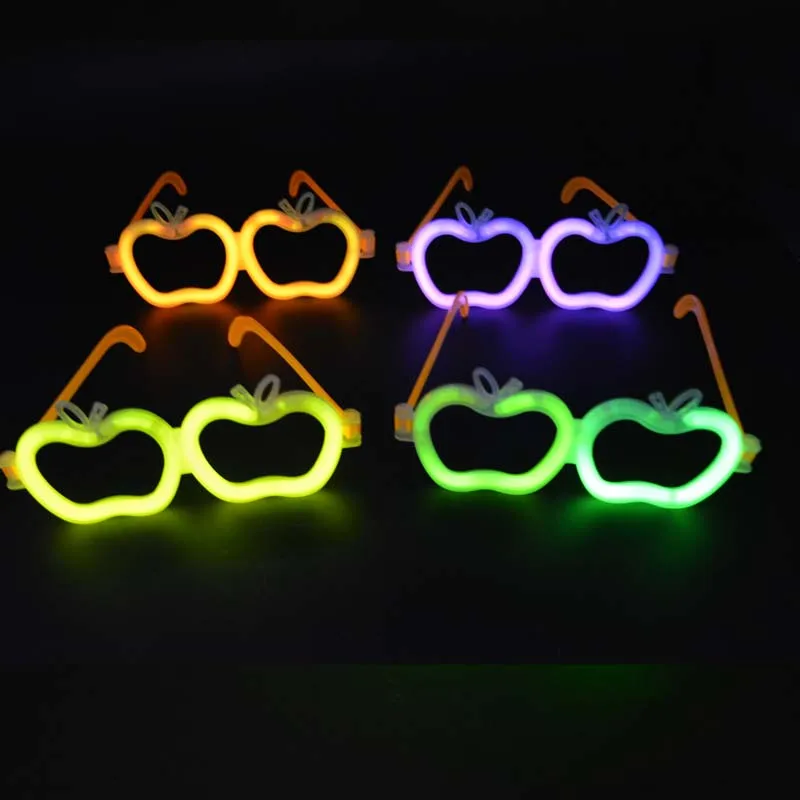 

100pcs Party Luminous Glow Light Sticks Fluorescence Stick with 50pcs Plastic Fruit Glasses Party Concerts Supplies Glow in Dark
