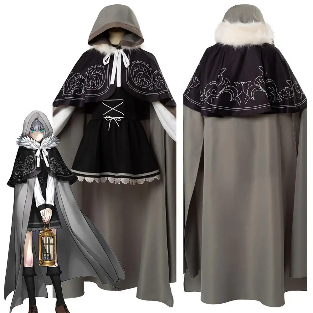 Костюм для косплея гурей серого цвета из аниме Fate Grand Order полный комплект женское