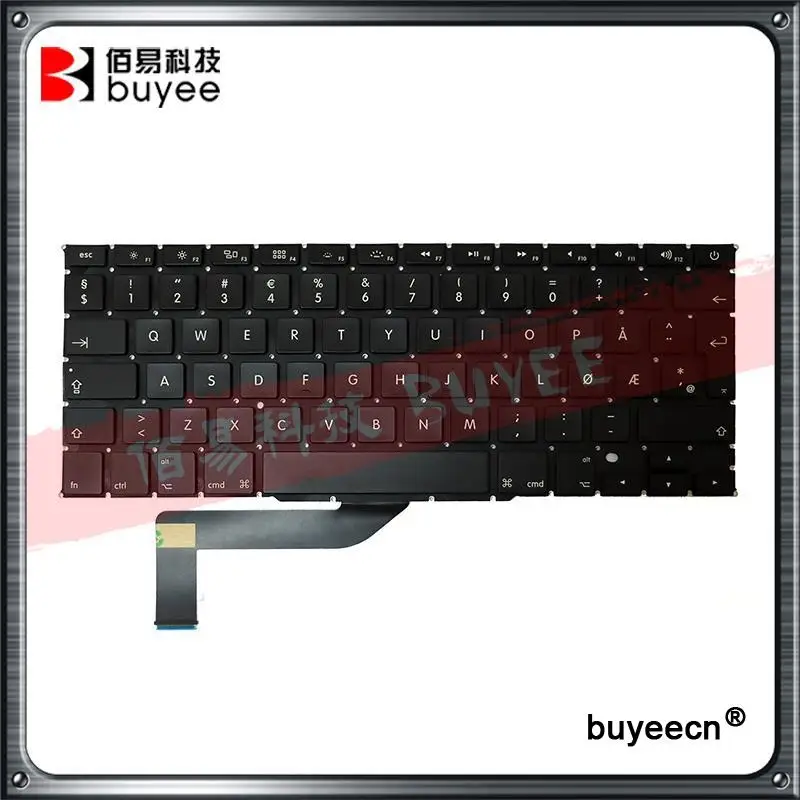 Клавиатура A1398 Датская с диагональю 15 дюймов для MacBook Retina Pro|keyboard for macbook|keyboard