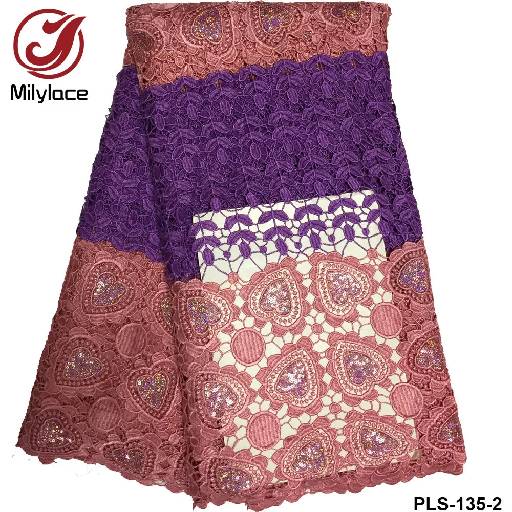 2017 кружевная ткань с блестками в африканском стиле красивая вышитыми цветами