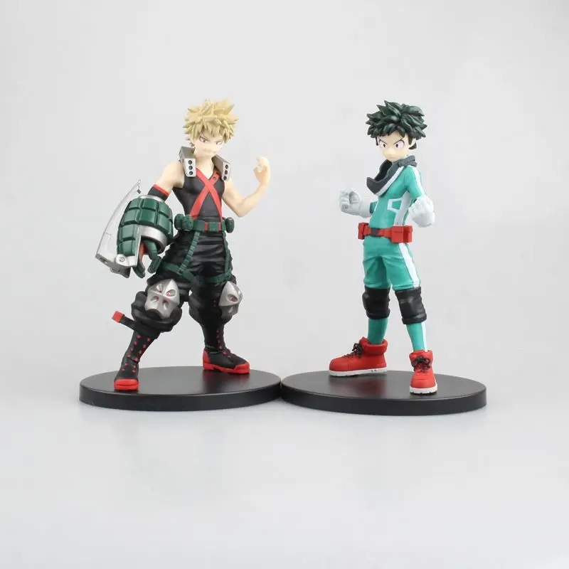 

17cm Anime My Hero Academia One for All Bakugou Katsuki Midoriya Izuku Fighting Model Collectible Cool Doys Action Figure Doll
