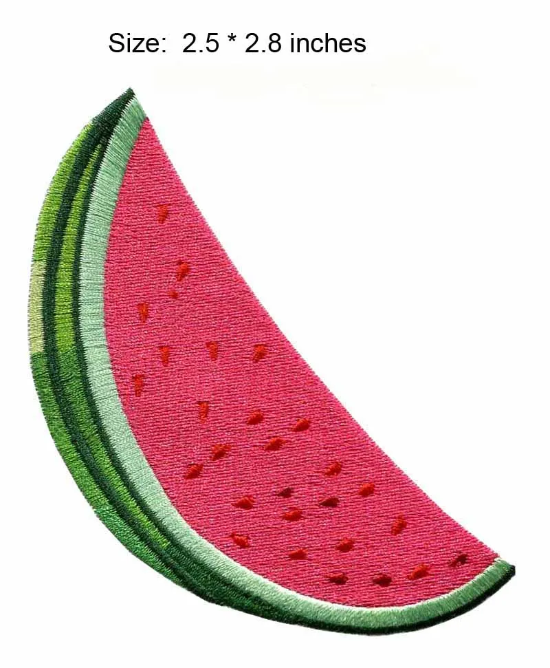 

Watermelon 2.5"wide embroidery patch for tail/lace cloth doilies/beaded lace applique